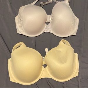 2 Body by Victoria perfect coverage bras 34DD